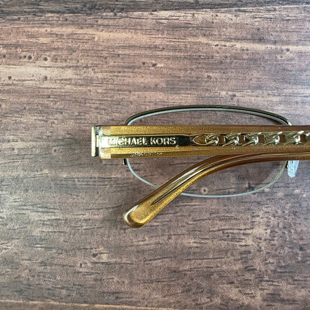 Michael‎ Kors MK419 Gold Rimless Eyeglasses 52-17-135 FRAMES ONLY